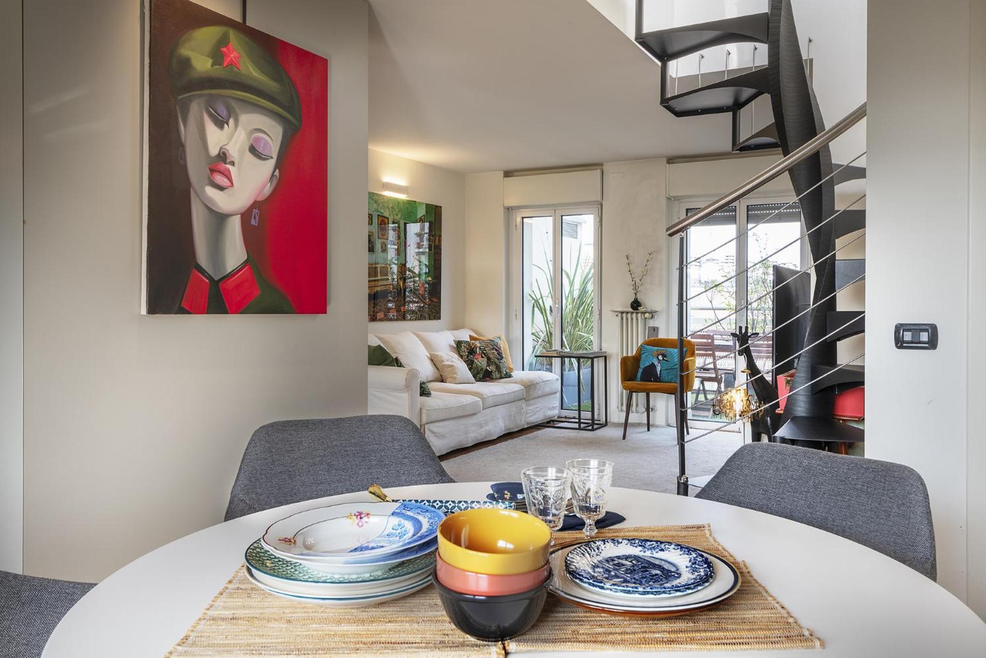 Giresio 41 - Your Penthouse With Rooftop Garden In Milano Navigli - Wifi エクステリア 写真